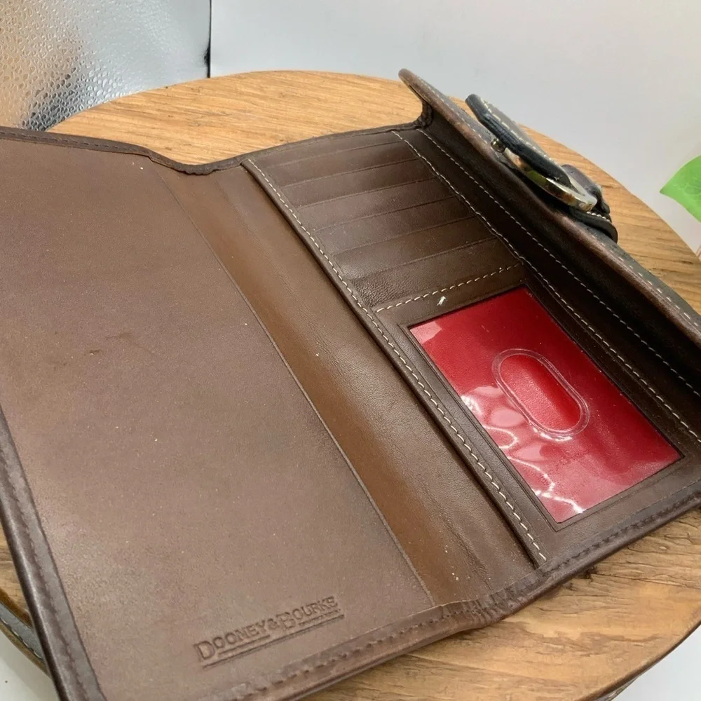 Dooney & Bourke Pebbled Distressed Vintage Leather Full Size Wallet